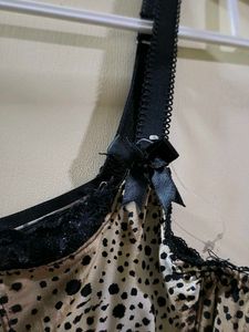 Bw!tch Leopard Print Lace wired Bra