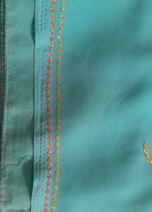 Blue Saree