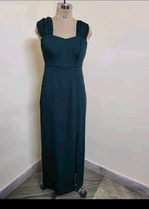 Bottle Green Gown