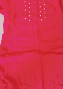 Cotton Kurti, Mirror Work