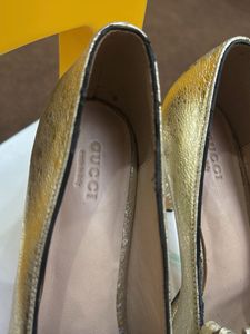 Gucci Gold Heels
