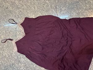 Burgundy Nighty