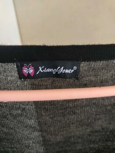 Black Button-Down Cardigan