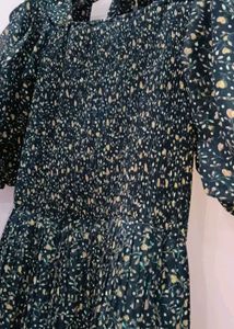 Puff Sleeve Midi