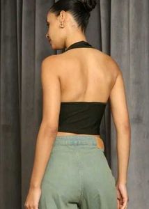 Black '98' Star Graphic Tank Top