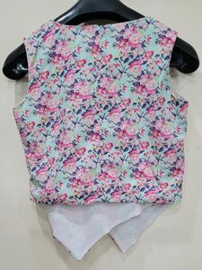 Floral High-Low Top