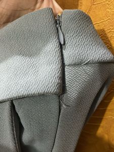 Grey Wide-Leg Trousers