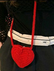 Red Heart Sling Bag❤️