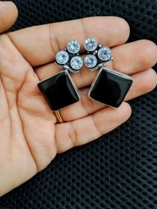 Oxidised German Silver Earrings - Unused - Combo 3