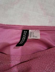 Brand New (H&amp;M) Pink Sparkle Dress