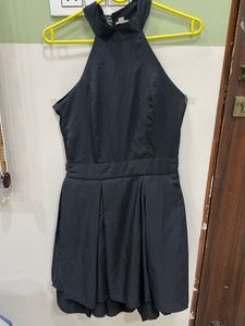 Chic Black Halter Dress