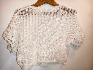Crochet Knit Top Size S/M/L