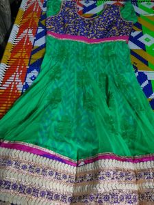 Green Ethnic Gown
