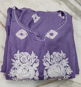 Elegant Purple Kurta