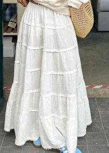 Cottage Core Long White Skirt 🎀🎀