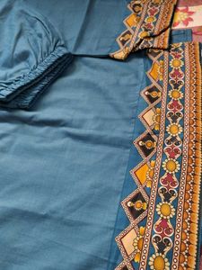 Elegant Teal Kurta Set