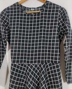 Black Checked Dress (Women)