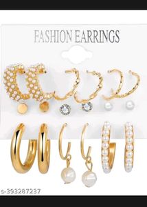 Beautiful Earings for women 9 pairs