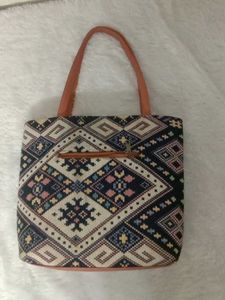 Ethnic Pattern Tote Bag