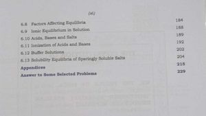 Chemistry Textbook Class XI (Parts I &amp; II)