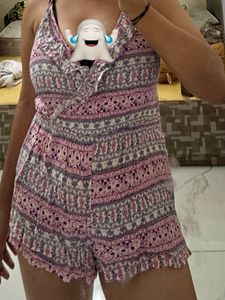 Patterned Romper - Perfect for Summer!