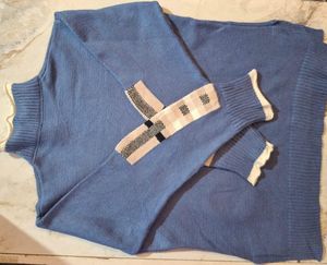 Knit Sweater with Plain Design