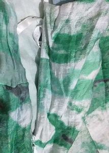 Green One-Shoulder Dress