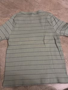 Striped Ribbed Tee