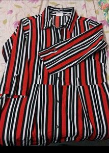 Shirt Striped Kurta