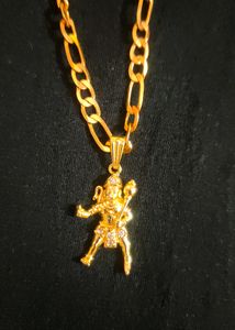 Golden Hanuman Ji Chain