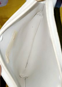 White Women Sling Bag. Regular Size