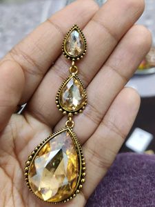 Golden Drop Earrings