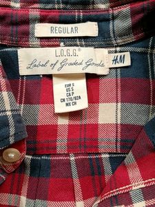 Red Plaid H&amp;M Shirt