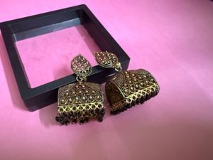 Ethnic heavy Jhumka Earrings