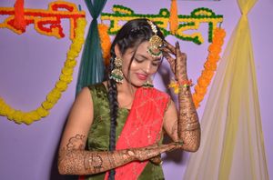 Green Embroidered punjabi suit