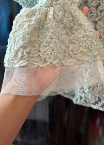 Mint Green Lace Top