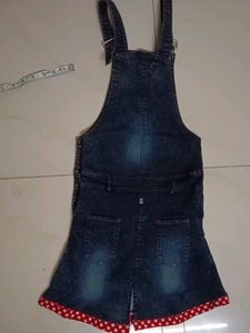 Jeans Dungree With Belt