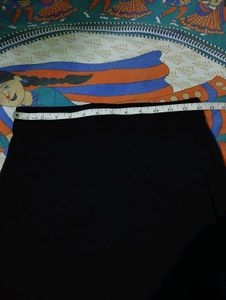 Black Pencil Skirt with Slit