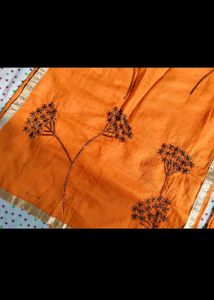 unique embroidery design on kurti