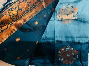 Fixed New Fancy Pattu Saree