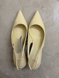 MANGO Slingback Kitten Heels