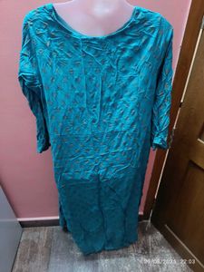 Xxl Branded Elegant Blue Kurta