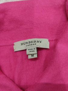 Burberry Pink Polo Top