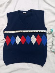 11-12 years boys sleeveless sweater