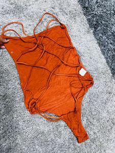 Rust-Colored Bodysuit