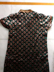 NAVYA Green Embellished Sleeveless Top