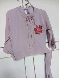 Lavender Georgette Top 😍