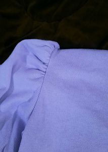 SALE❗️Crop Top - Lavender Ribbed Dori Style 💜