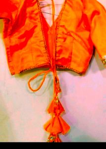 Women Net Stichted Lehenga