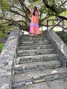 Colorful Striped Maxi Dress